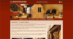Desktop Screenshot of larossettisserie.com